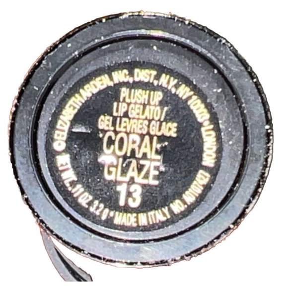 Elizabeth Arden PLUSH UP Lip Gelato Lipstick .11oz Coral Glaze #13 NEW - Picture 3 of 3